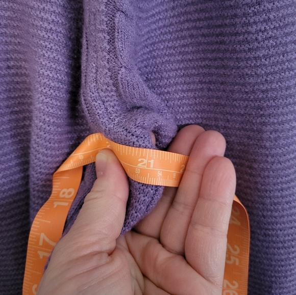 Picadilly Canada Button Trim Turtle Neck Sweater Top - Picture 7 of 9